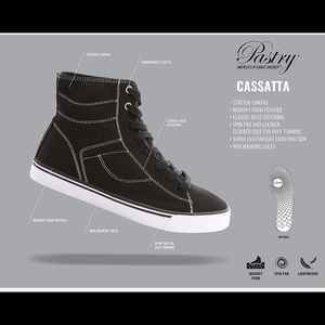 Pastry unisex high-top sneakers